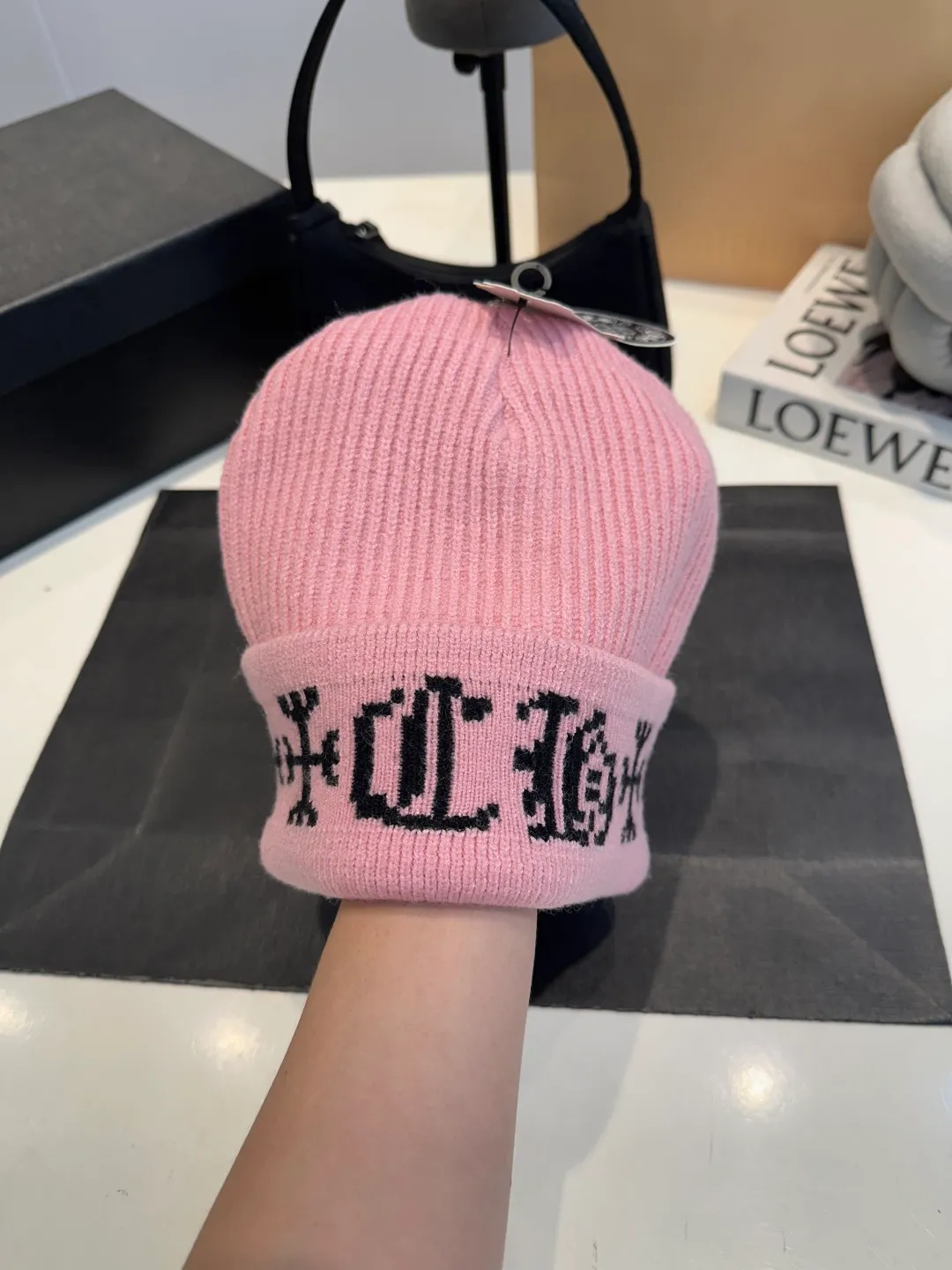 P46 Kroxin's 2025 autumn and winter new style iron-label woolen hat, super popular💖top-notch texture, great for going out on the street!